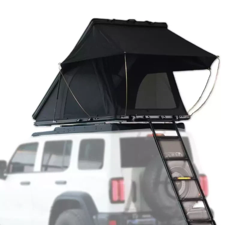 2 Man Triangular Aluminum Hard Shell Rooftop Tent 2 Man Triangular Aluminum Hard Shell Rooftop Tent